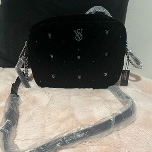 Victoria's Secret Black Crossbody Bag with Sleek Design